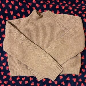 Wild Fable Beige Turtleneck Sweater